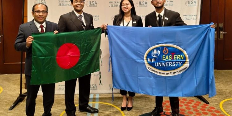 ওয়াশিংটন ডিসি’তে অনুষ্ঠিত জেসাপ মুটে’র আন্তর্জাতিক পর্বে ইস্টার্ন ইউনিভার্সিটি’র সাফল্য