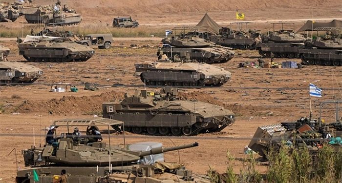 গাজা দখলে ব্যাপক স্থল অভিযান শুরু করেছে ইসরায়েল