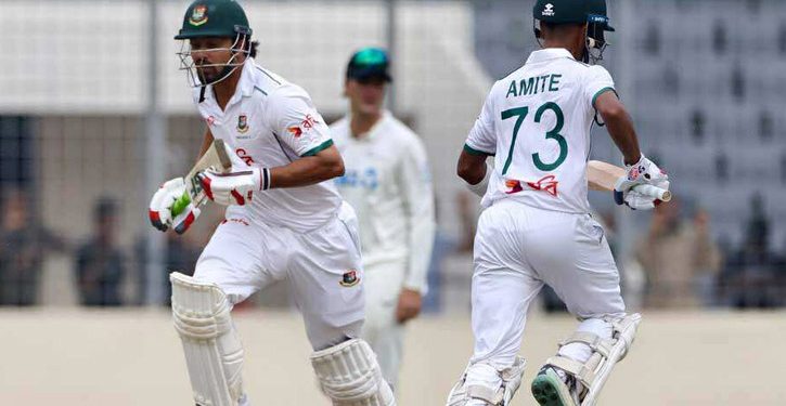 অমিত-সোহানের ব্যাটে বাংলাদেশ এ দলের লড়াই