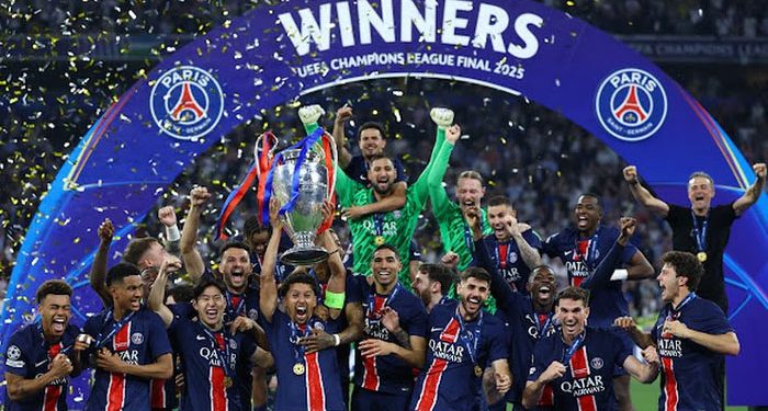 ইন্টারকে বিধ্বস্ত করে ইউরোপ সেরার মুকুট পড়লো পিএসজি