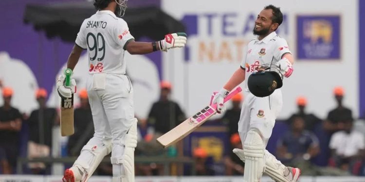 শান্ত-মুশফিকের সেঞ্চুরিতে প্রথম দিনটা বাংলাদেশের