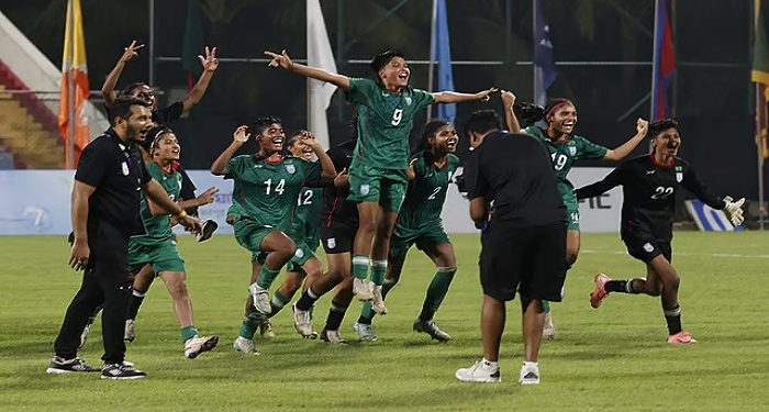 সাফ অনূর্ধ্ব-২০ নারী চ্যাম্পিয়নশিপের চ্যাম্পিয়ন বাংলাদেশ