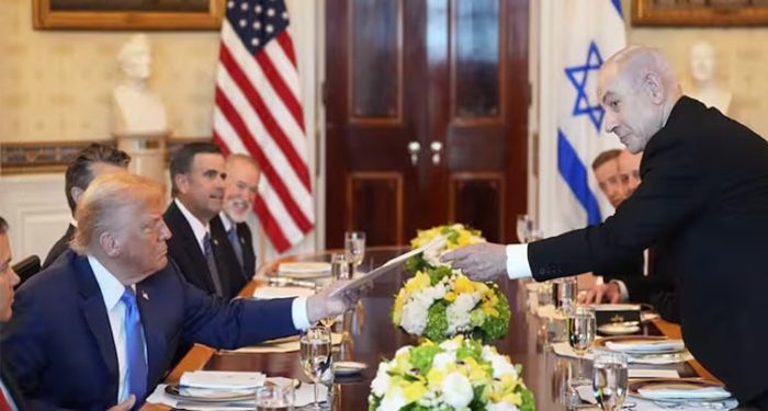 নোবেল শান্তি পুরস্কারের জন্য ট্রাম্পকে মনোয়ন দিলেন নেতানিয়াহু