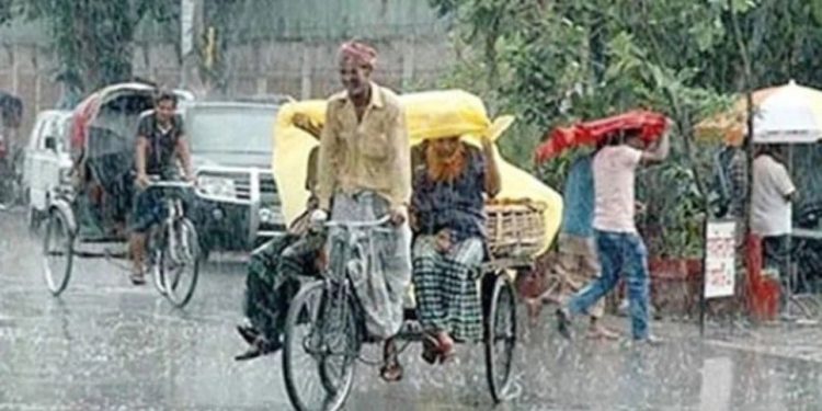 ঢাকা ও আশপাশের এলাকায় বৃষ্টির পূর্বাভাস