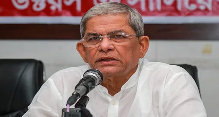 নতুন বাংলাদেশ গঠনের সুযোগ নষ্ট করা যাবে না : মির্জা ফখরুল