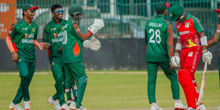 জিম্বাবুয়ের বিপক্ষে বড় জয়ে শীর্ষে বাংলাদেশ