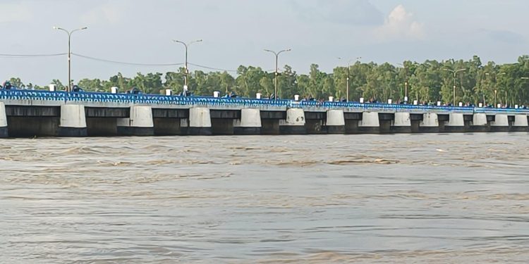 টানা বৃষ্টি ও পাহাড়ি ঢলে তিস্তায় পানি বৃদ্ধি,লালমনিরহাটের নিম্নাঞ্চলে তৃতীয় দফায় বন্যা