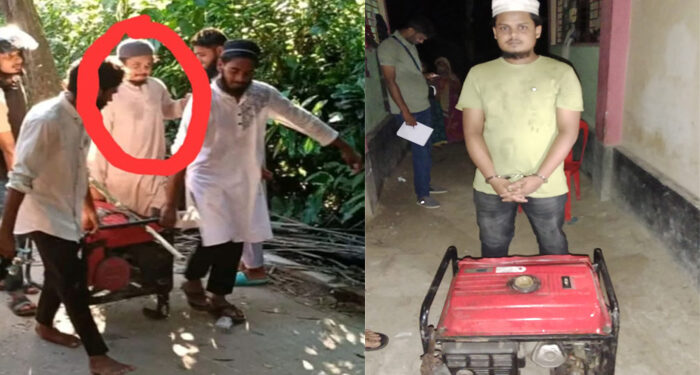নুরাল পাগলের দরবার থেকে লুট হওয়া জেনারেটরসহ গ্রেপ্তার ১