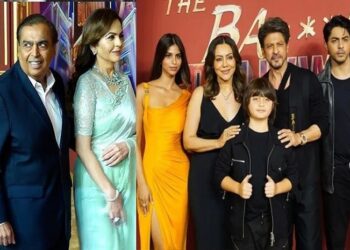 শাহরুখপুত্রের ওয়েব সিনেমার প্রিমিয়ারে আম্বানি পরিবার