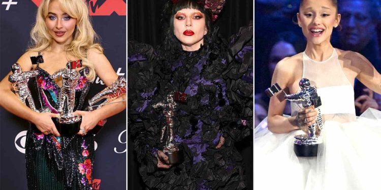 এমটিভি ভিডিও মিউজিক অ্যাওয়ার্ডস,এবারের মঞ্চেও নারী শিল্পীদের জয়জয়কার