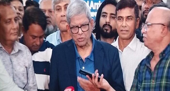 বিএনপি রাজনৈতিক দল নিষিদ্ধের পক্ষে নয় : ফখরুল