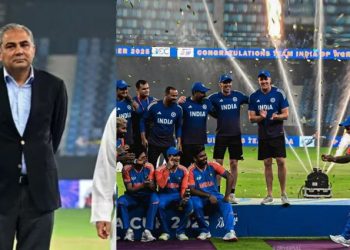 নাকভি নিয়ে গেলেন এশিয়া কাপ ট্রফি, ভারতের কল্পিত উদযাপন