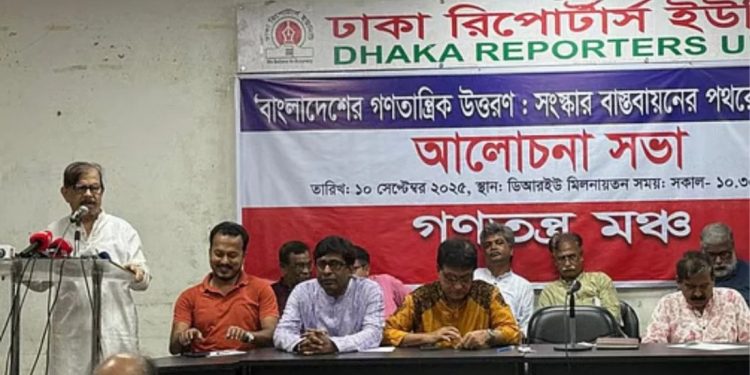 ডাকসু নির্বাচনের অভিজ্ঞতা ভবিষ্যতের জাতীয় রাজনীতিতে প্রভাব ফেলবে : মাহমুদুর রহমান মান্না