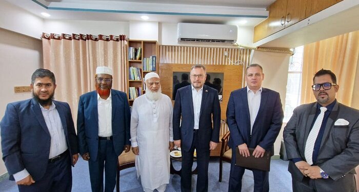 জামায়াত আমিরের সঙ্গে রাশিয়ার রাষ্ট্রদূতের বৈঠক