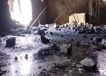 নরসিংদীতে সিসা তৈরির কারখানায় আগুন