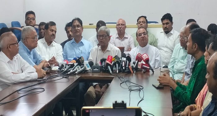 পিআর ইস্যুটি আগামী সংসদের ওপর ছেড়ে দিতে হবে : মির্জা ফখরুল