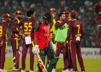 সন্ধ‌্যায় উইন্ডিজের ঝড়, রাতে বাংলাদেশের ‘নিরামিষ’ ব‌্যাটিংয়ে হার