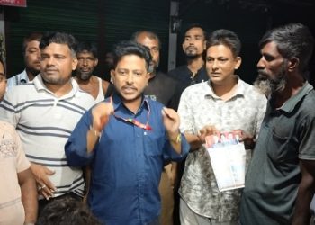 বাংলাদেশ জাতীয়তাবাদী মুক্তিযুদ্ধের প্রজন্ম দলের বগুড়া জেলা ১৫ নং ওয়ার্ড এর পূজা মন্ডপ পরিদর্শন মত বিনিময়