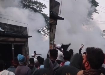 বরগুনার কাকচিড়া বাজারে আগুন, পুড়ে গেছে ৪টি দোকান