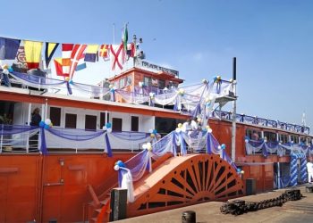 শতবর্ষী প্যাডেল স্টিমার ‘পিএস মাহসুদ’ চালু