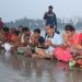 নিদ্রা সৈকতে পুণ্যস্নানের মধ্যদিয়ে শেষ হলো রাস উৎসব