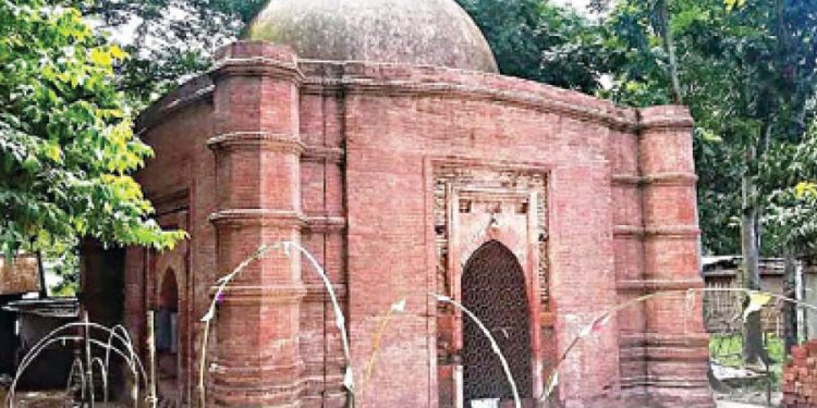 মসজিদ পরিচিতি,মুসলিম বাংলার সোনালি দিনের সাক্ষী পাঠাগার মসজিদ