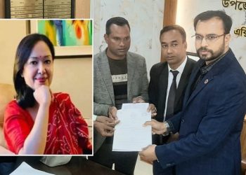 ব্রাহ্মণবাড়িয়া-২ আসনে স্বতন্ত্র প্রার্থীর মনোনয়নপত্র নিলেন রুমিন