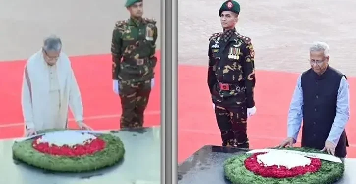 শহীদ বুদ্ধিজীবী স্মৃতিসৌধে রাষ্ট্রপতি ও প্রধান উপদেষ্টার শ্রদ্ধা