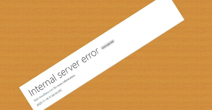 ক্লাউডফ্লেয়ার ডাউন, বিশ্বের বিভিন্ন ওয়েবসাইটে বিপর্যয়