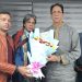 ঢাকাস্থ লালমাই উপজেলা বিএনপির উদ্যোগে আলহাজ্ব আব্দুল গফুর ভূঁইয়াকে ফুলেল শুভেচ্ছা