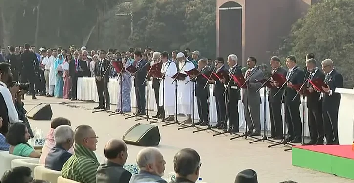 শপথ নিলেন ২৫ মন্ত্রী