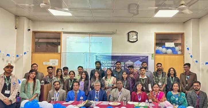 গ্রিন ইউনিভার্সিটির সাংবাদিকতা বিভাগে নবাগত শিক্ষার্থীদের বরণ