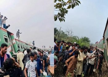 নীলসাগর এক্সপ্রেস বগুড়ায় লাইনচ্যুত, শতাধিক আহত