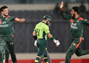 রোমাঞ্চকর লড়াইয়ে পাকিস্তানকে হারিয়ে সিরিজ জিতল বাংলাদেশ