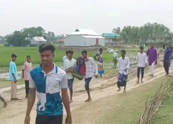 সুনামগঞ্জে বাঁধ কাটাকে কেন্দ্র করে সংঘর্ষ, ১৪৪ ধারা জারি