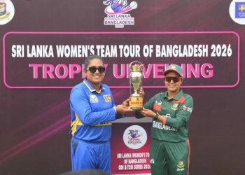 বাংলাদেশ-শ্রীলঙ্কা নারী ক্রিকেট সিরিজের ট্রফি উন্মোচন