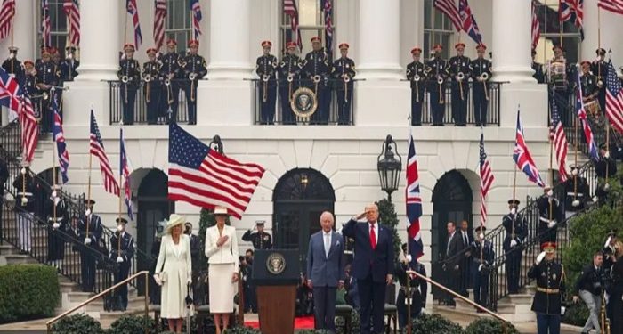 হোয়াইট হাউসে ব্রিটিশ রাজদম্পতি, চলছে জমকালো আয়োজন
