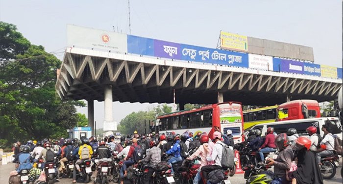 ২৪ ঘণ্টায় যমুনা সেতুতে টোল আদায় ৩ কোটি ১৪ লাখ টাকা