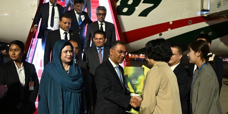 চীনে পৌঁছেছেন প্রধানমন্ত্রী তারেক রহমান