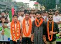 কেন্দুয়ায় ছাত্রদলের নতুন কমিটিকে স্বাগত জানিয়ে আনন্দ মিছিল