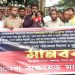 বিআইডব্লিউটিএ’র অতিরিক্ত ফি প্রত্যাহার ও বাল্কহেড ব্যবসার নিরাপদ পরিবেশের দাবিতে মানববন্ধন।