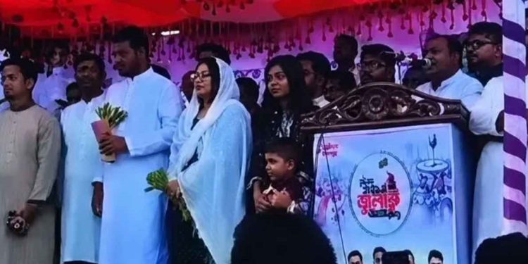 সারজিস-পাটওয়ারীর সামনে ‘জয় বাংলা’ স্লোগান দিলেন এনসিপি নেতা