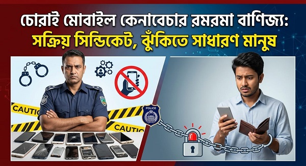 চোরাই মোবাইল কেনাবেচার রমরমা বাণিজ্য: সক্রিয় সিন্ডিকেট, ঝুঁকিতে সাধারণ মানুষ