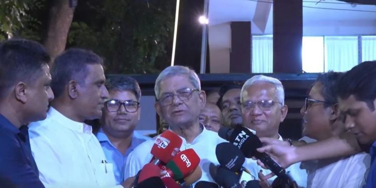 রাষ্ট্রপতি নির্বাচনের দায়িত্ব তারেক রহমানের হাতে ন্যস্ত করা হয়েছে : মির্জা ফখরুল