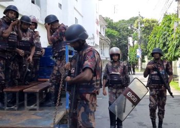 টুঙ্গিপাড়ায় বিজিবি মোতায়েন, নিরাপত্তা জোরদার