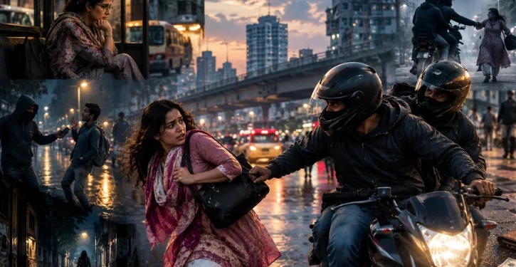 রাজধানীর রাজপথে ছিনতাইকারীদের দাপট : নিরাপত্তাহীন মানুষ