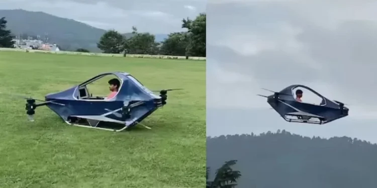 প্রকৌশল শিক্ষা ছাড়াই উড়ন্ত গাড়ি বানালেন তরুণ
