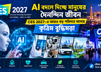 AI বদলে দিচ্ছে মানুষের দৈনন্দিন জীবন, CES 2027-এ আরও বড় পরিসরে আসছে কৃত্রিম বুদ্ধিমত্তা