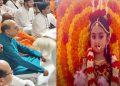 ঢাকার রামকৃষ্ণ মিশনে মহাষ্টমীর সন্ধ্যা পূজায় ভারতীয় হাইকমিশনার দীনেশ ত্রিবেদী